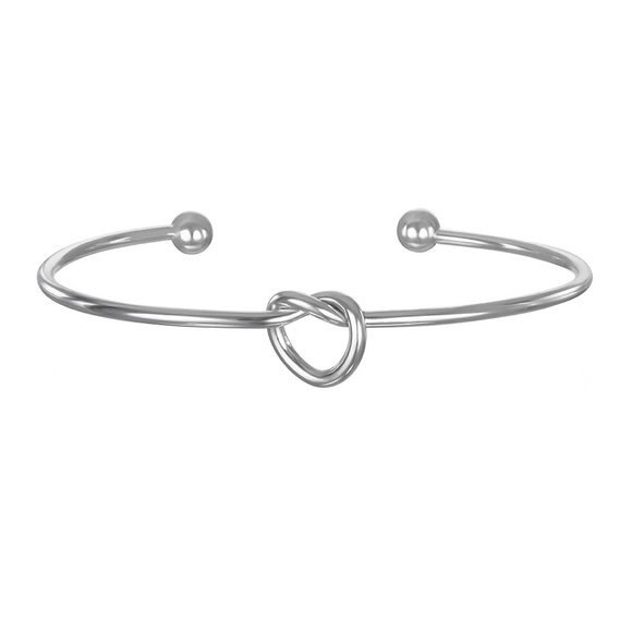 🌷LC Lauren Conrad Heart Knot Cuff Bracelet NWT - Picture 1 of 5